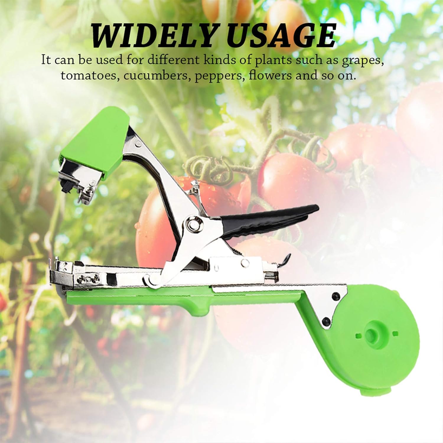 Plant Tying Machine — Garden Tapener for Tomatoes, Grapes & Vines