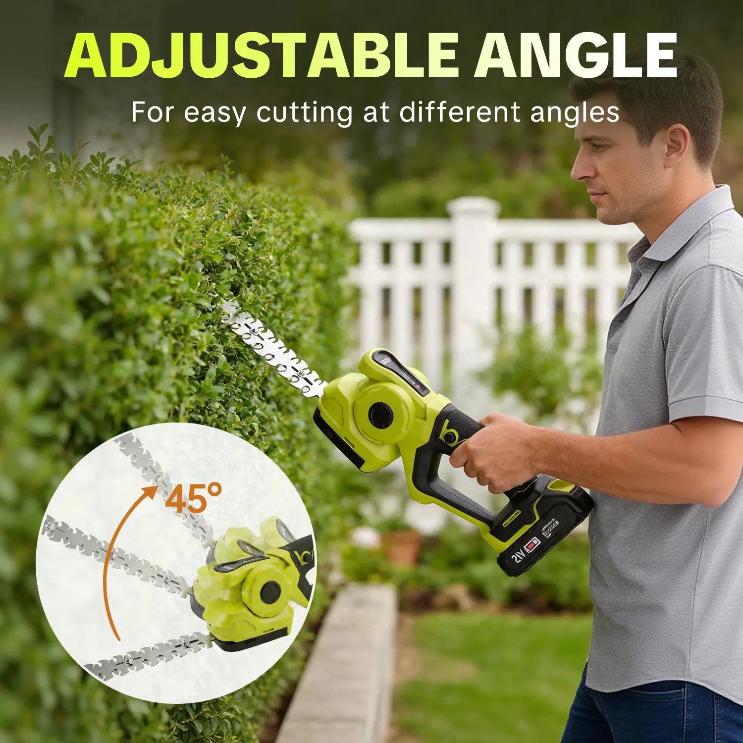 Cordless 2-in-1 Grass Shear & Shrub Trimmer